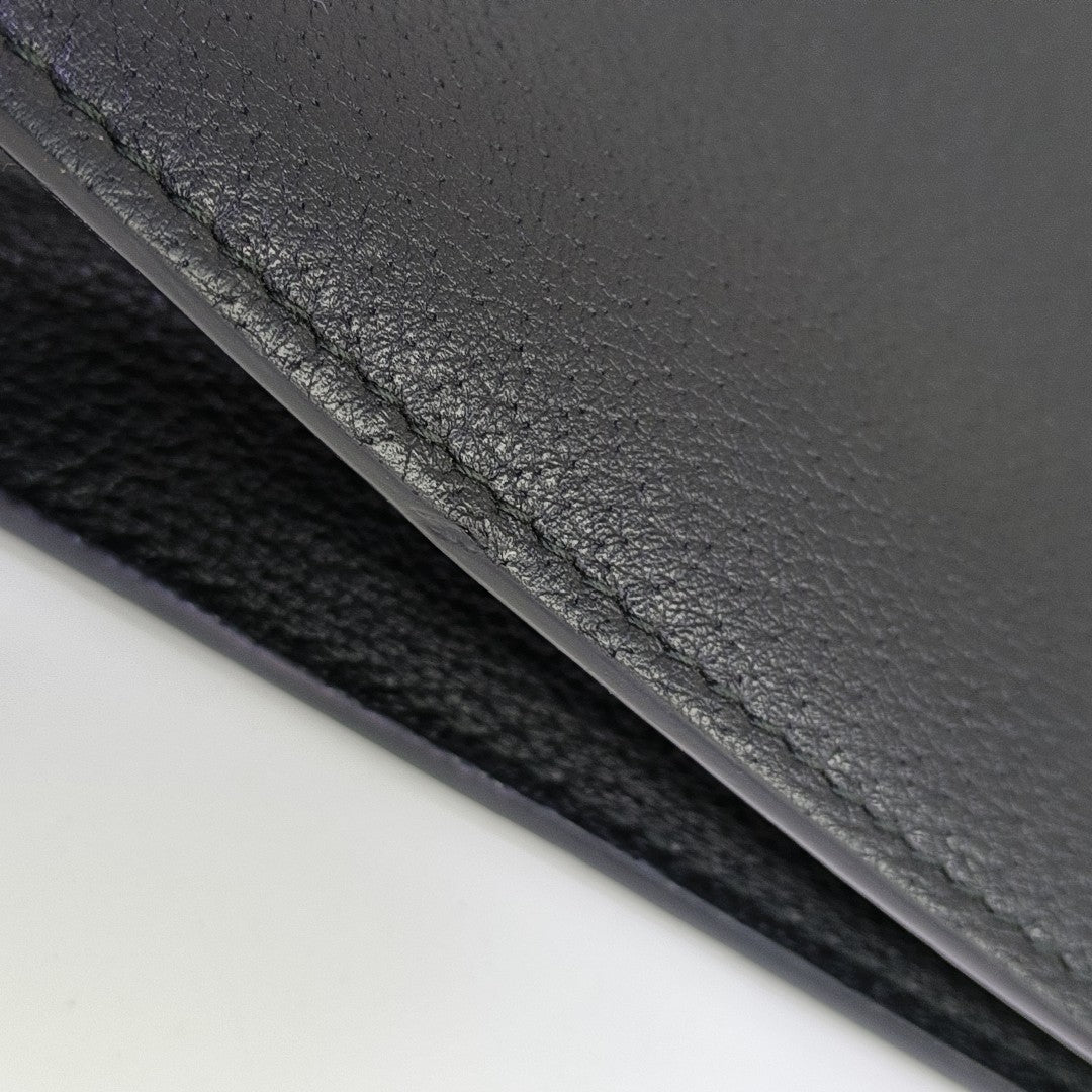 Calfskin Clutch Black