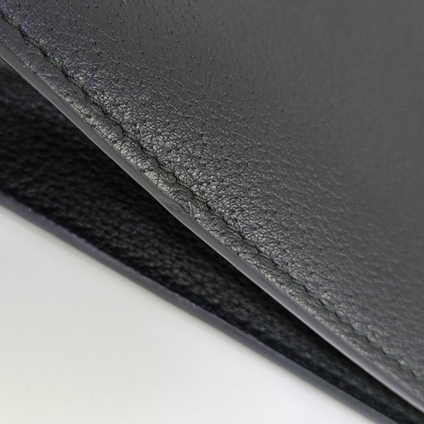 Calfskin Clutch Black