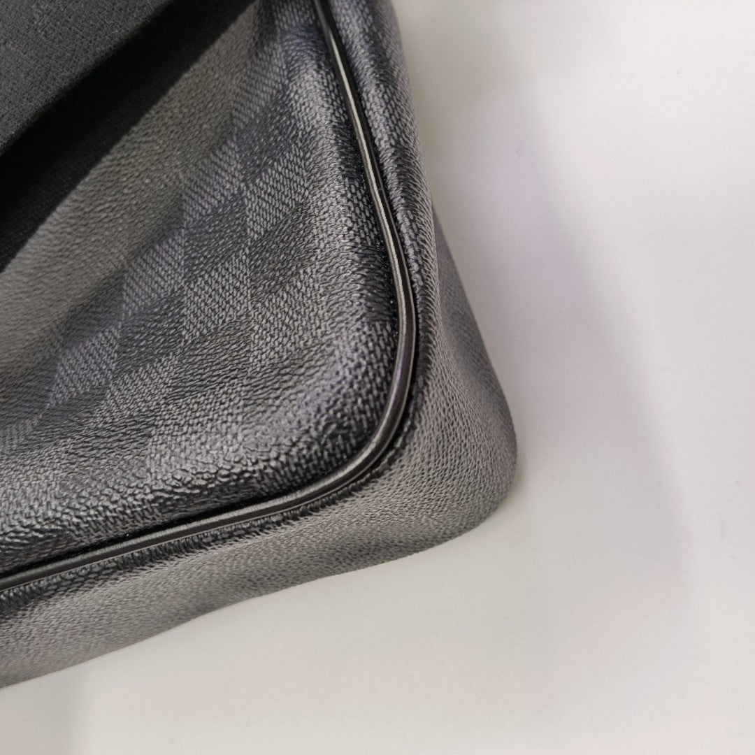 DANIEL Damier Graphite Coated Canvas Gray