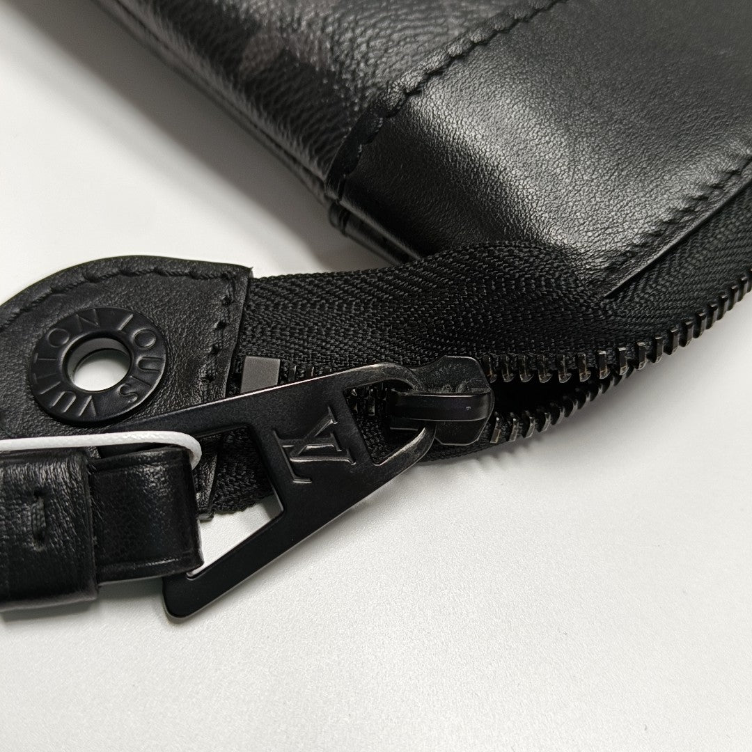 Monogram Coated Canvas Black
