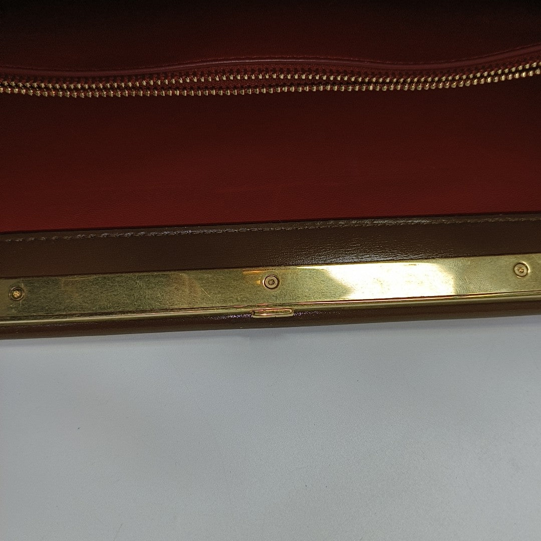 CLASP Medium Calfskin Brown