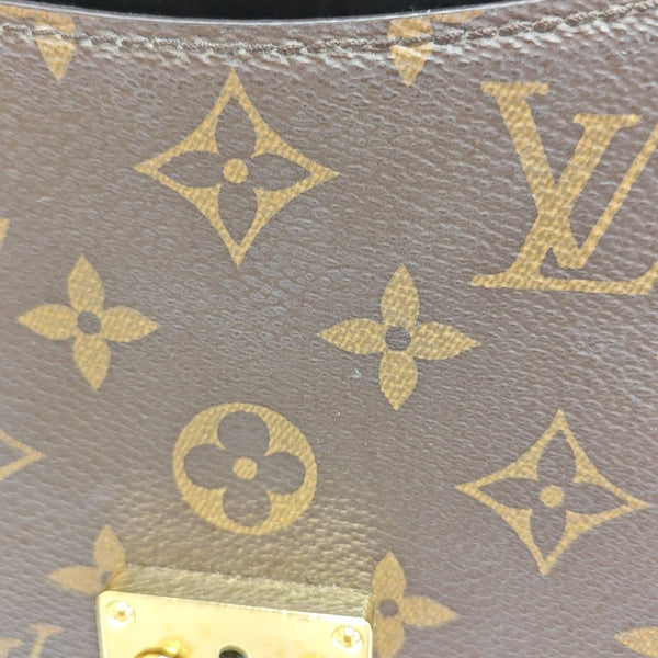 Monogram Coated Canvas Shoulder Bag Super Mini Brown