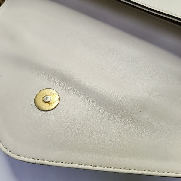 Queen Margaret Mini Calfskin White