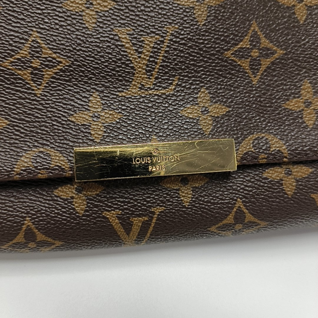FAVORITE PM Monogram Coated Canvas Brown