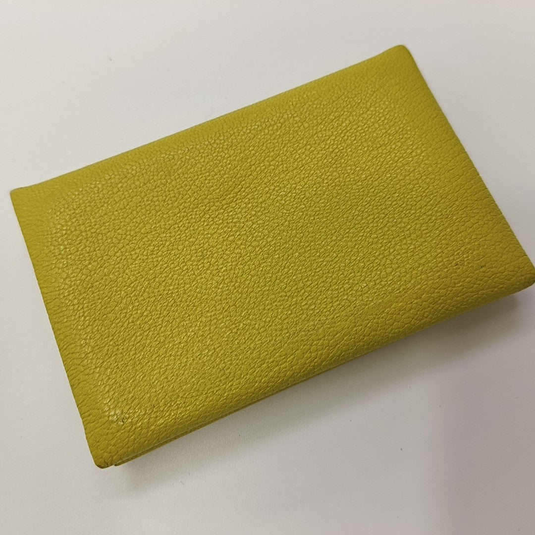 Calvi Chèvre Mysore Yellow Card Holder