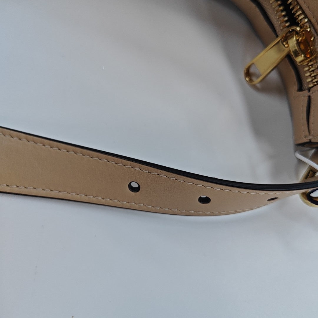 Ophidia Mini Monogram Coated Canvas Beige