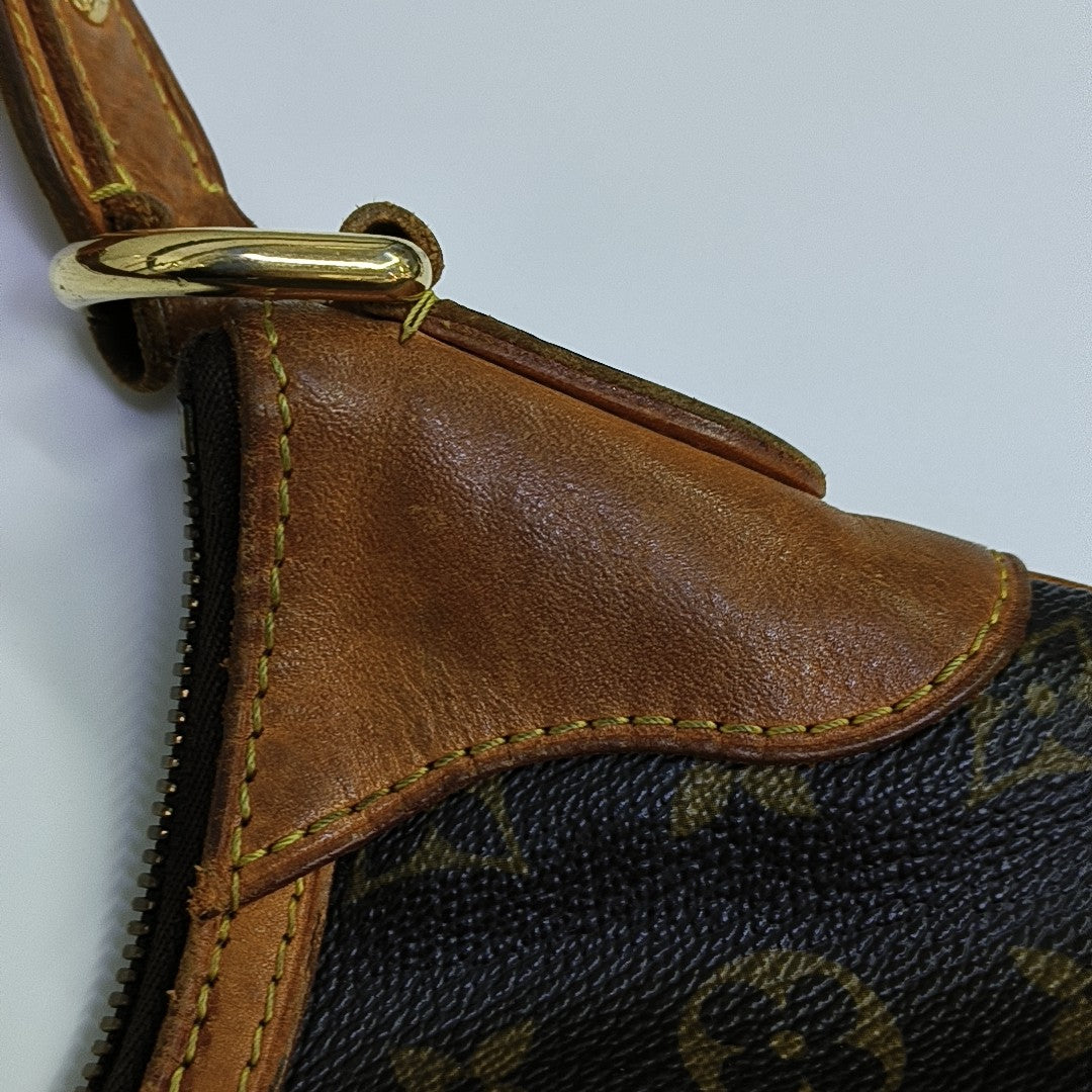 VINTAGE THAMES GM Monogram Coated Canvas Brown