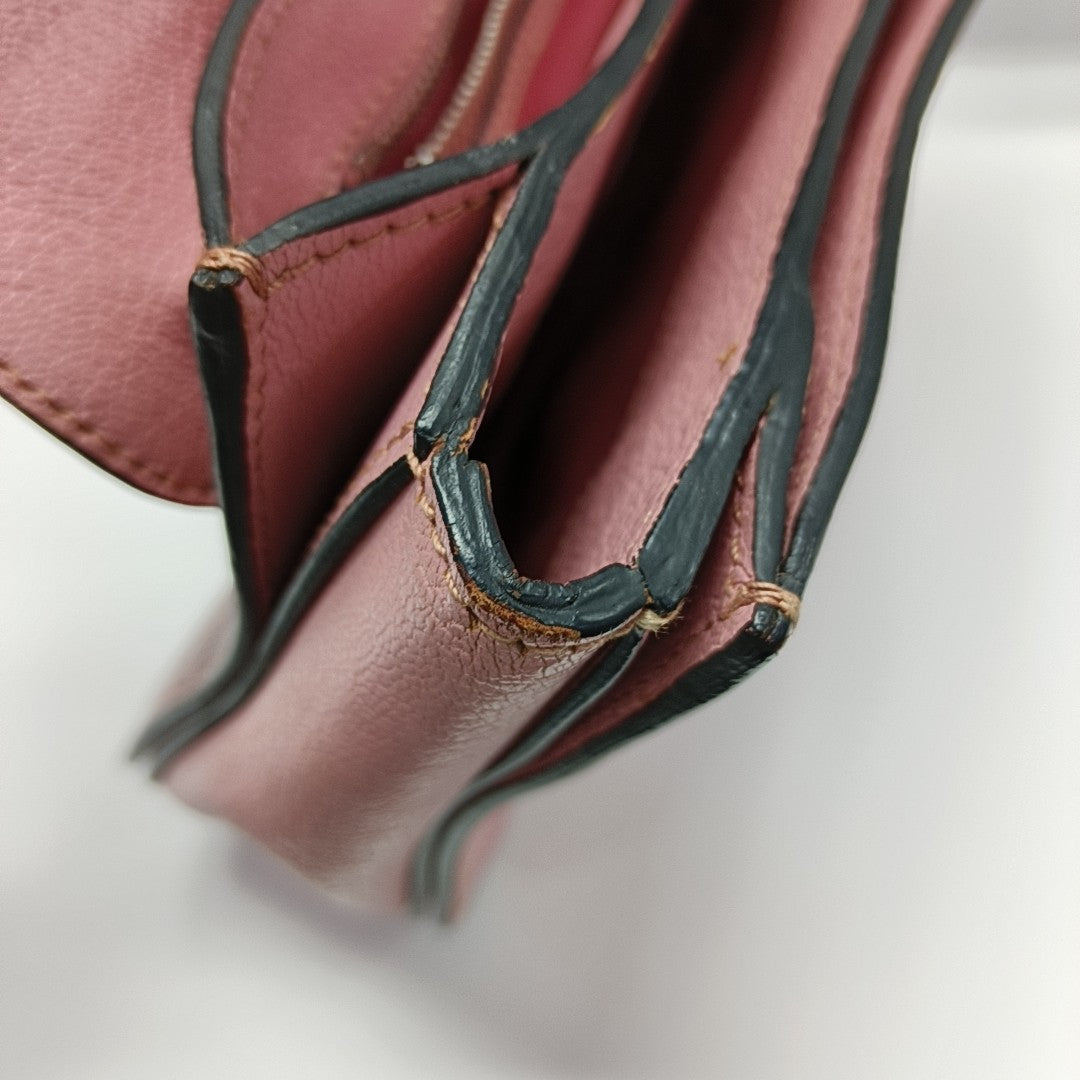 Calfskin Shoulder Bag Pink