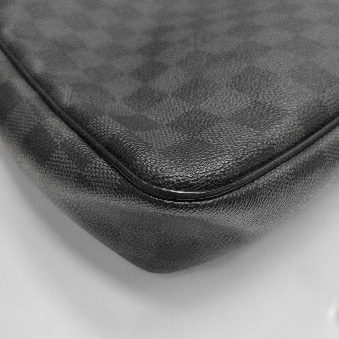 DANIEL Damier Graphite Coated Canvas Gray
