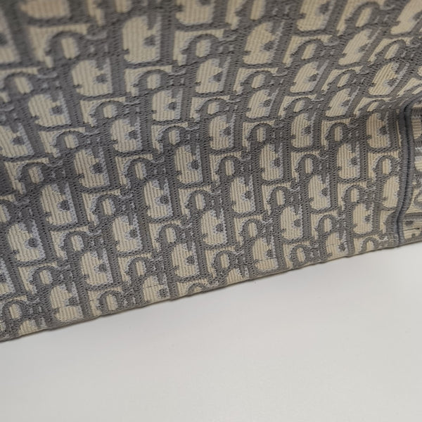 Book Tote Medium Oblique Canvas White