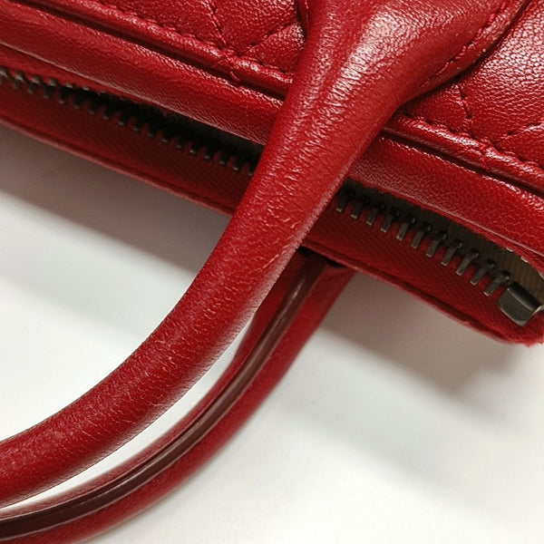 Quilted Lambskin Red