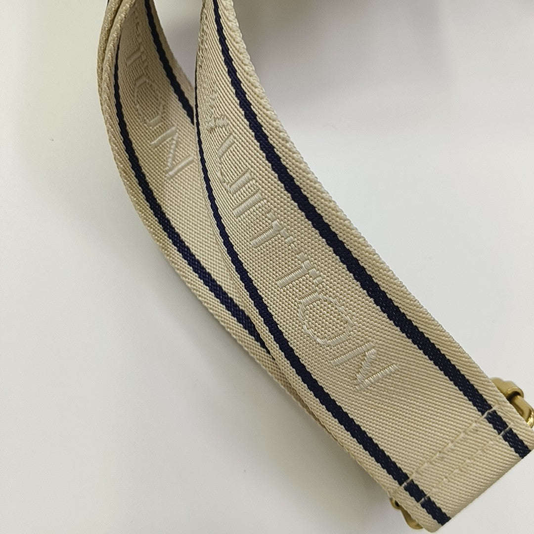 NAVIGLIO Damier Azur Coated Canvas White
