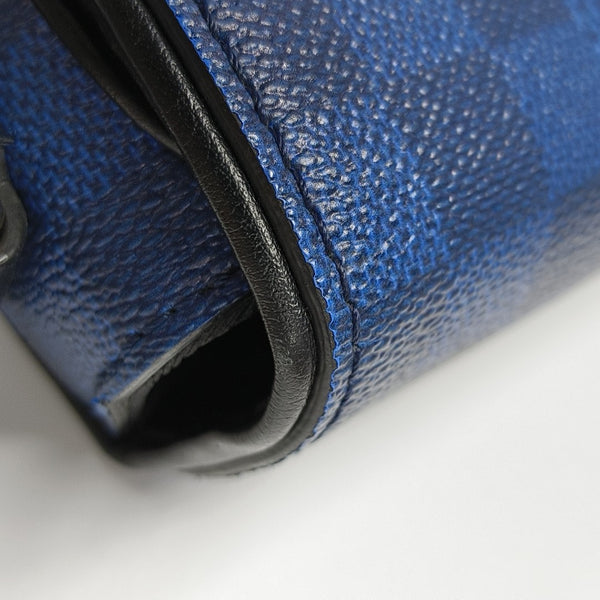 STUDIO Damier Coated Canvas Blue