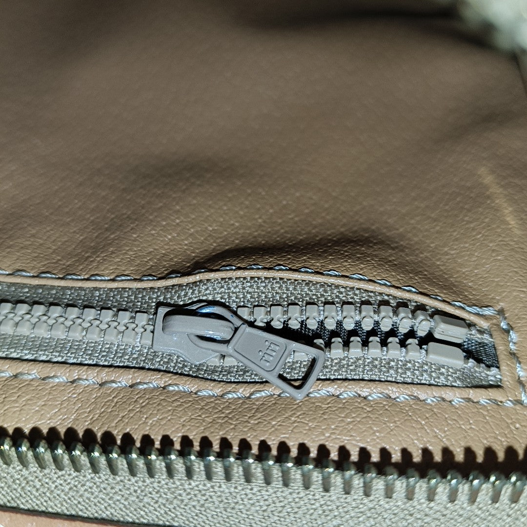 MACADAM CLUTCHES Coated Canvas Brown