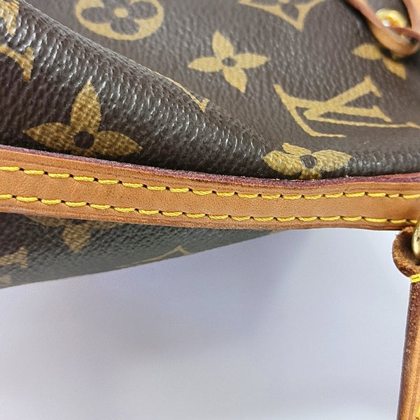 NÉONOÉ Nano Monogram Coated Canvas Brown