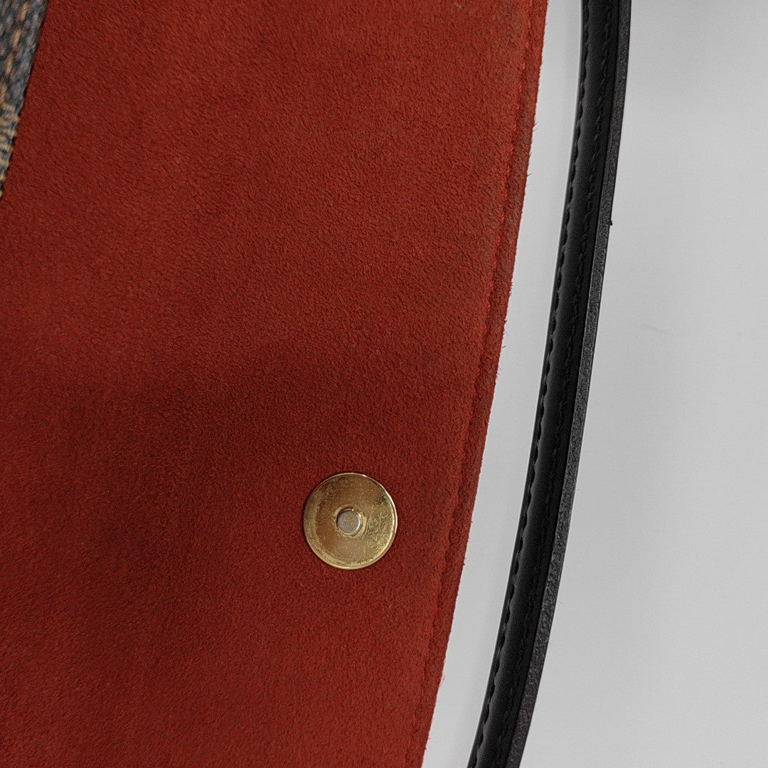 RECOLETA Damier Ebene Coated Canvas Brown