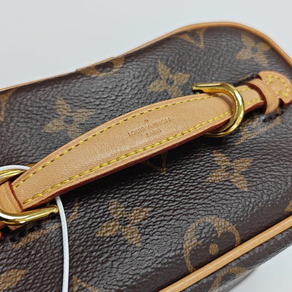 NICE Super Mini Monogram Coated Canvas Brown