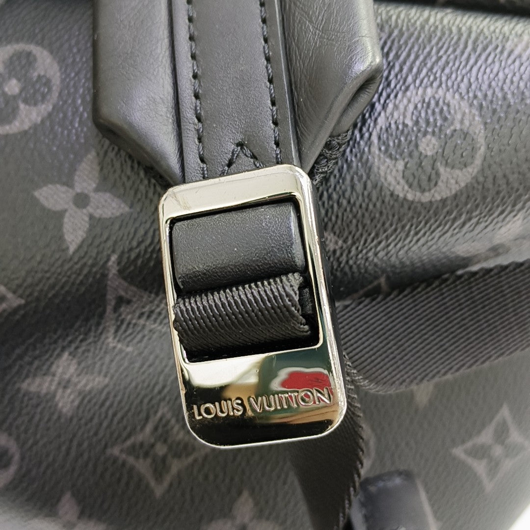 DISCOVERY PM Monogram Coated Canvas Black