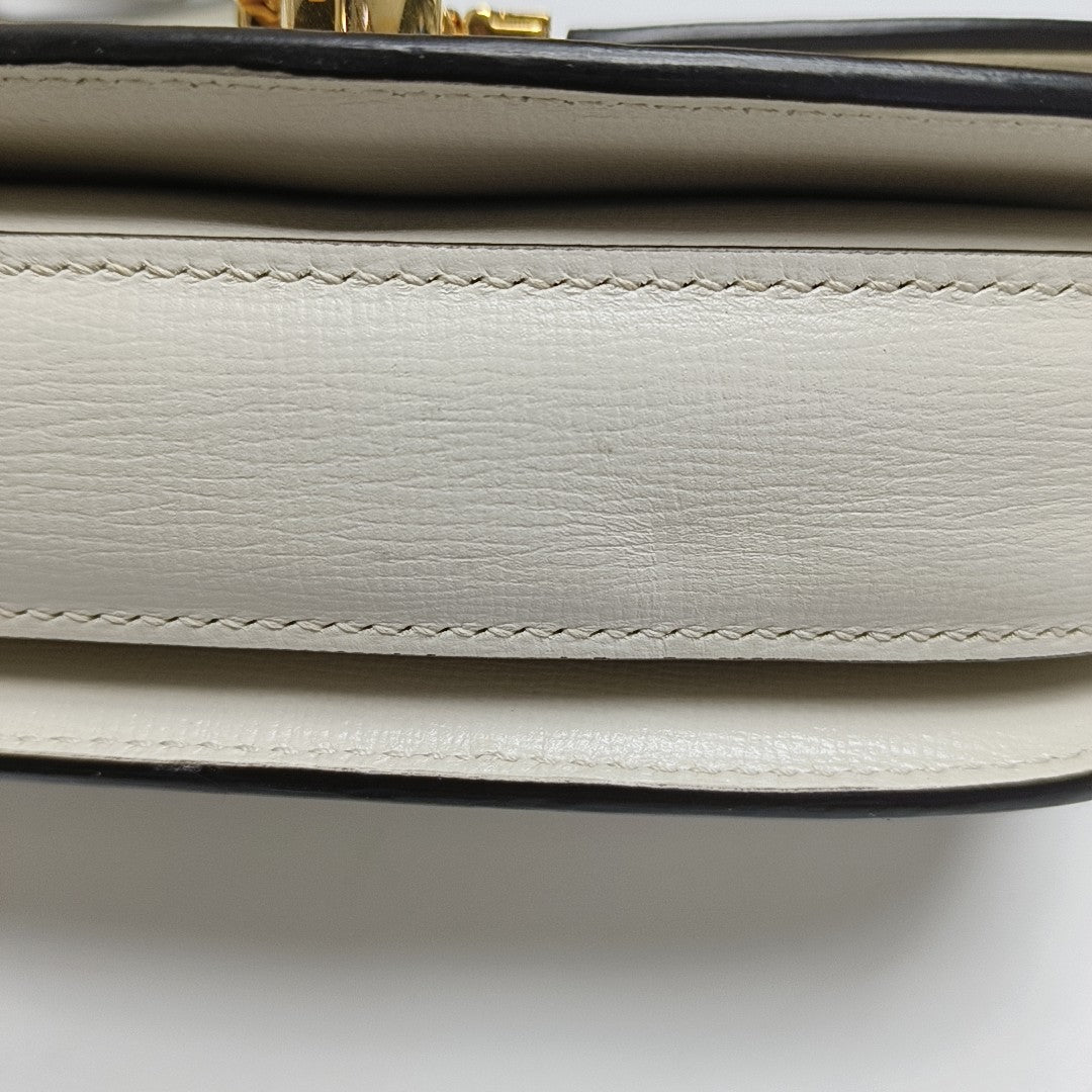 Sylvie 1969 Mini Calfskin White