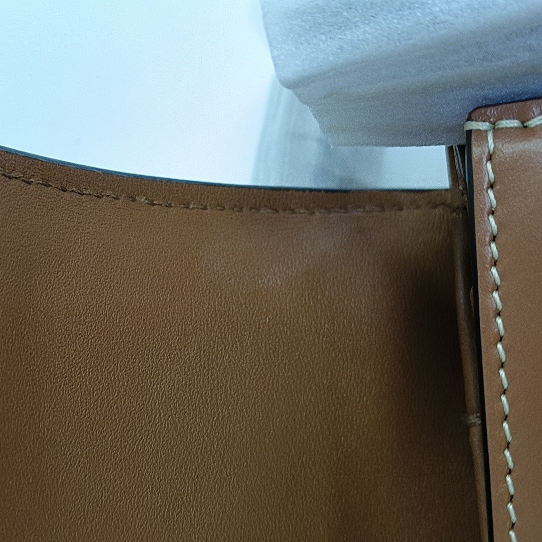 TRIOMPHE Medium Coated Canvas Brown