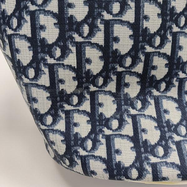 Oblique Coated Canvas Blue