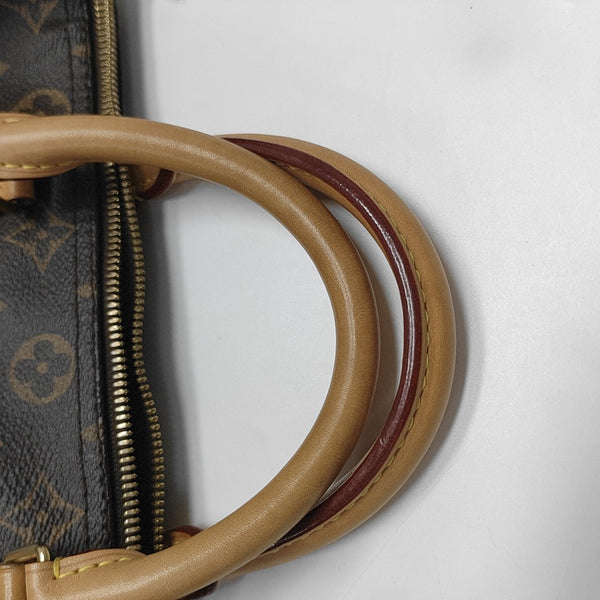 SPEEDY 30 Monogram Coated Canvas Brown