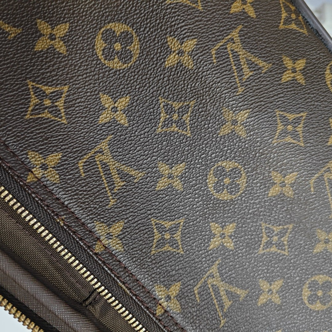 PEGASE 45 Monogram Coated Canvas Brown