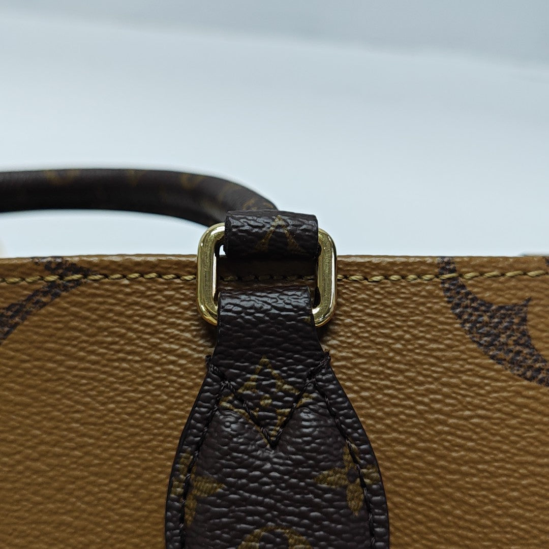 ONTHEGO PM Monogram Coated Canvas Brown