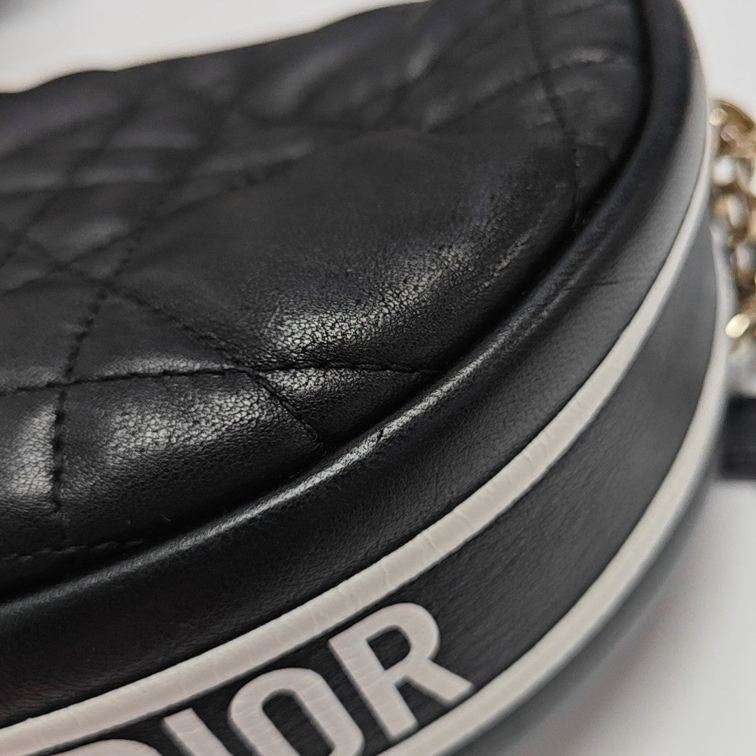 Dior Vibe Hobo Quilted Lambskin Black