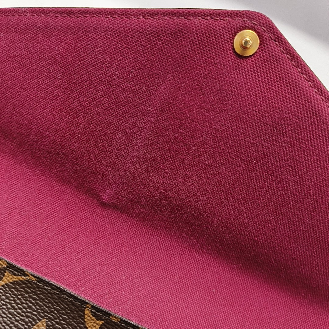 FÉLICIE Monogram Coated Canvas Brown