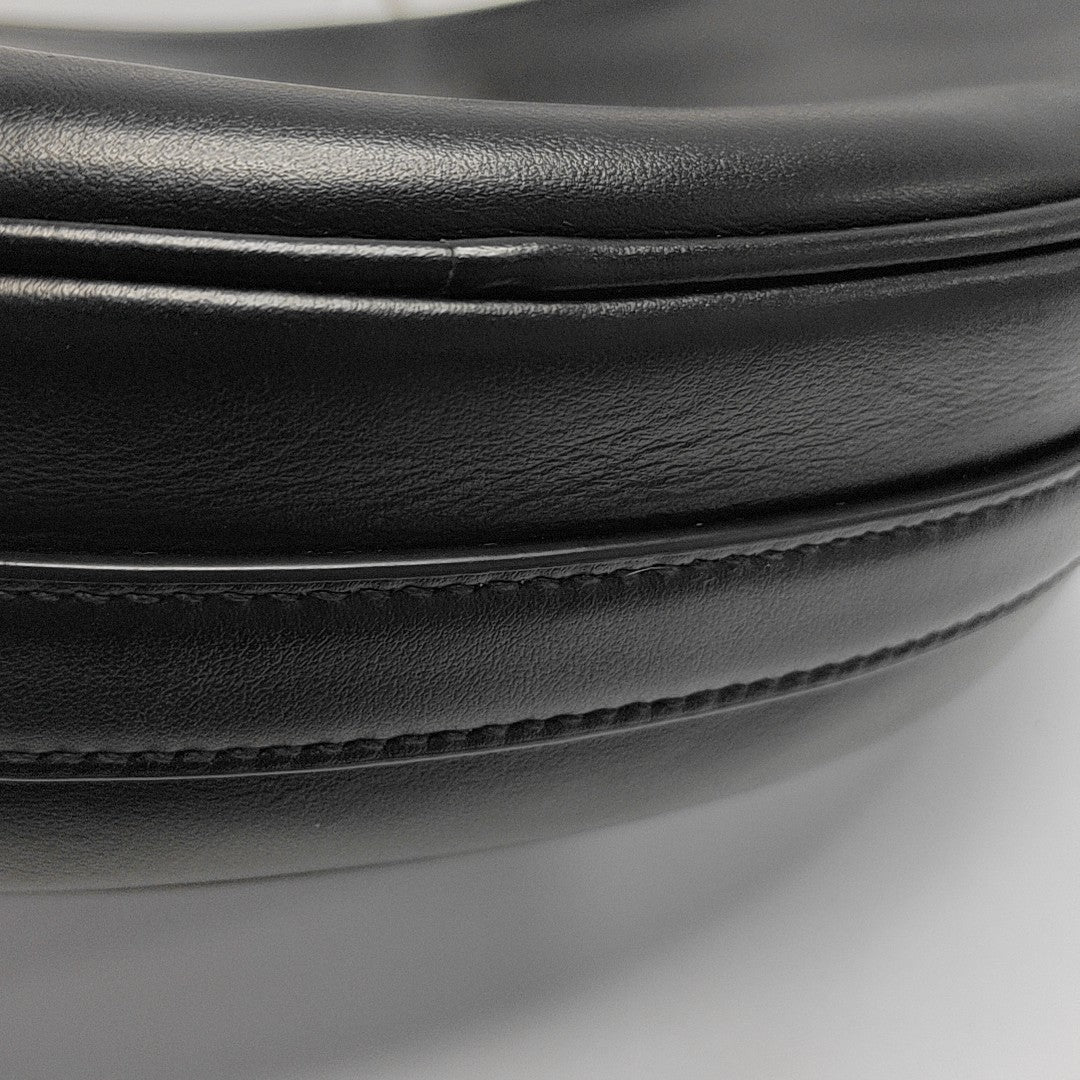 Calfskin Shoulder Bag Black