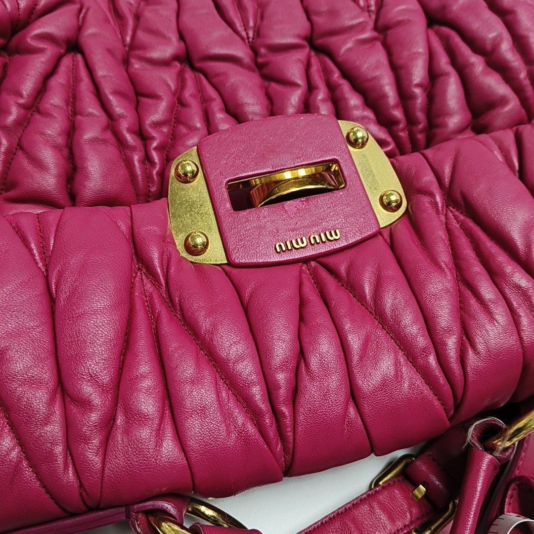 Quilted Lambskin Red