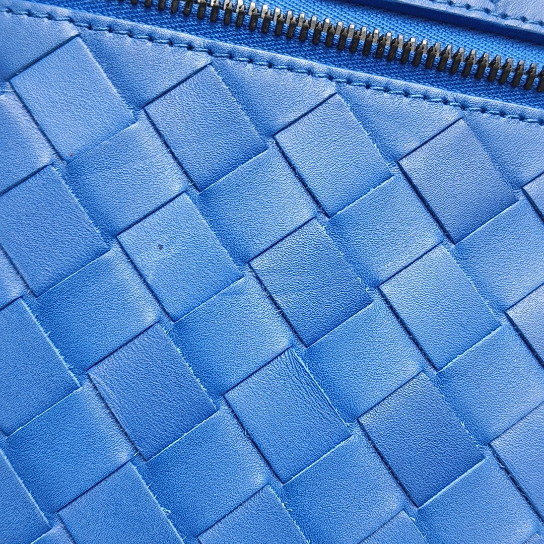 Calfskin Clutch Small Blue