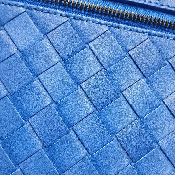 Calfskin Clutch Small Blue