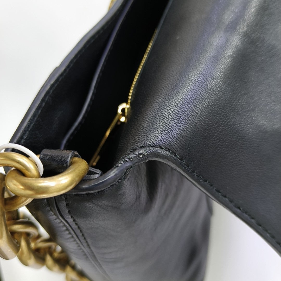 Downtown Small Calfskin Black