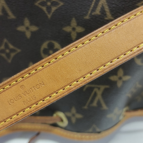 NOÉ MM Monogram Coated Canvas Brown