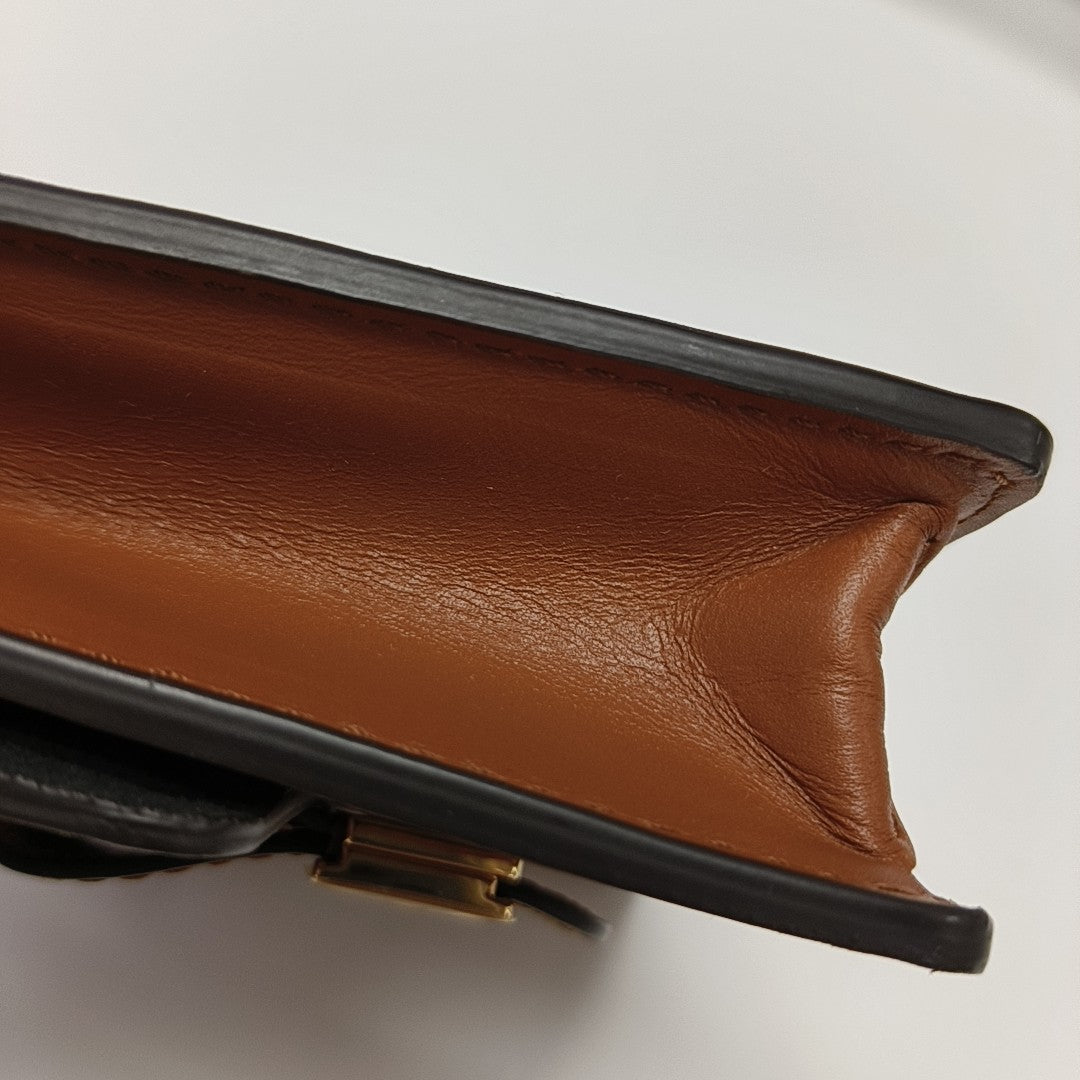 DAUPHINE BB Monogram Coated Canvas Brown