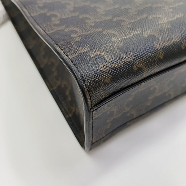 CABAS CELINE Small Coated Canvas Black