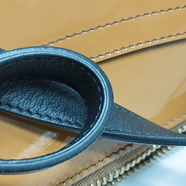 Roy Patent Leather Brown