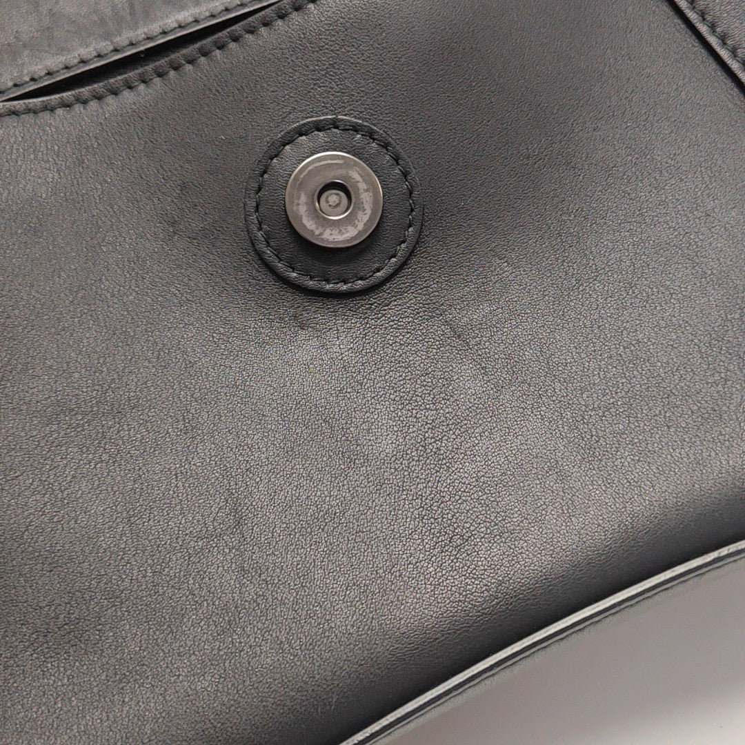 Downtown Calfskin Black