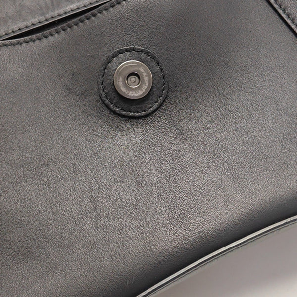 Downtown Calfskin Black