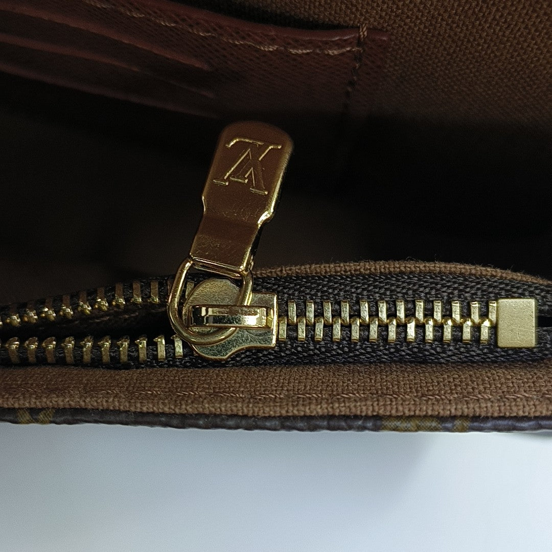 IVY Monogram Coated Canvas Brown