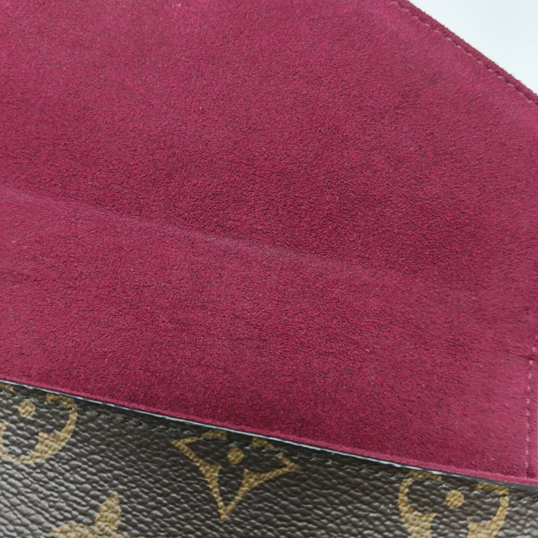 FÉLICIE Monogram Coated Canvas Brown