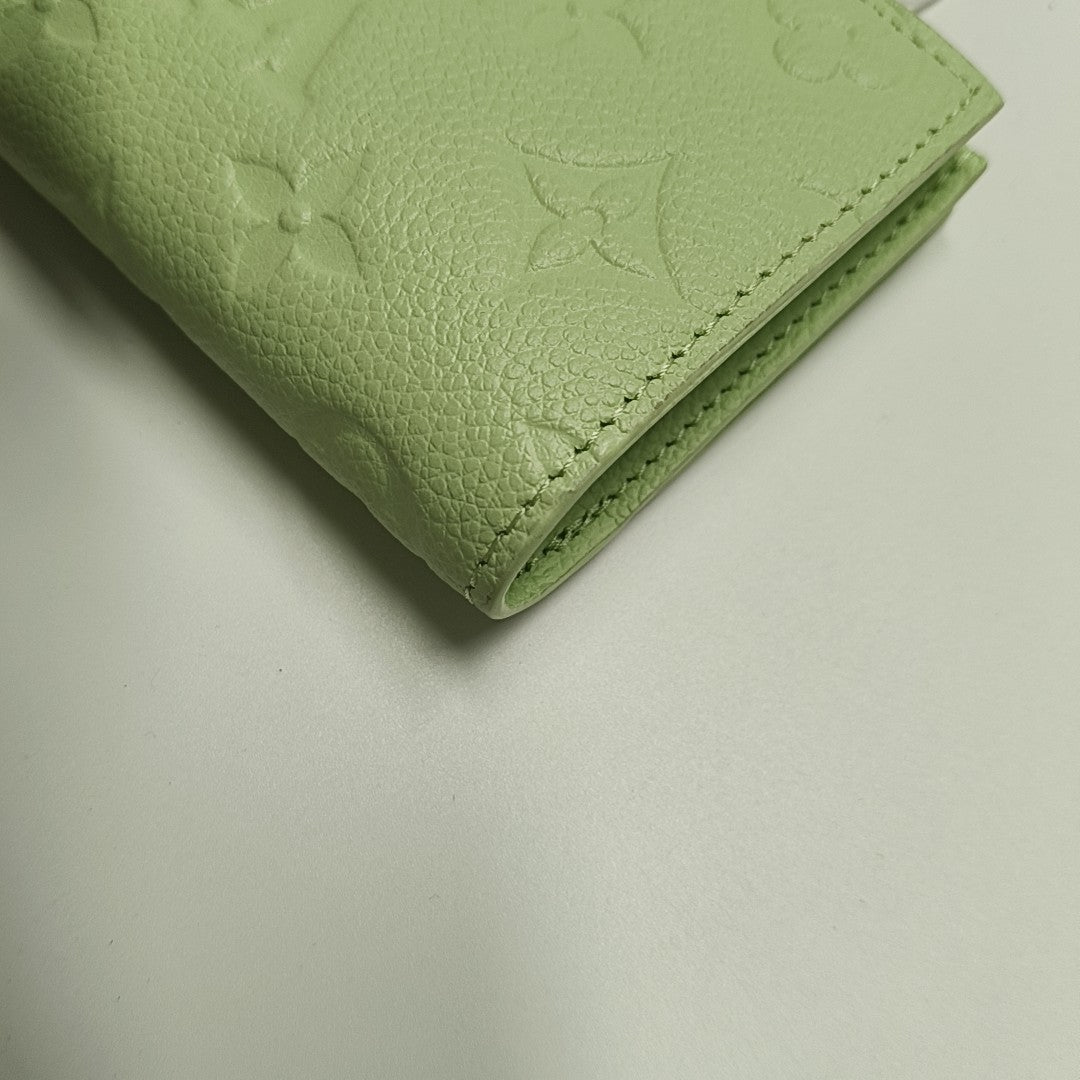 Monogram Calfskin Wallet Green