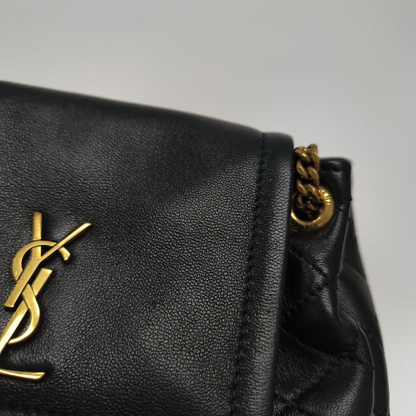 NOLITA Mini Quilted Lambskin Black