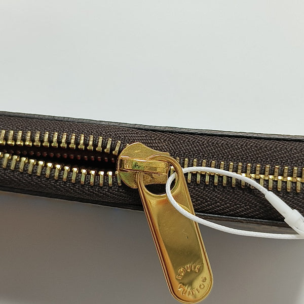 ZIPPY Monogram Coated Canvas Brown Wallet