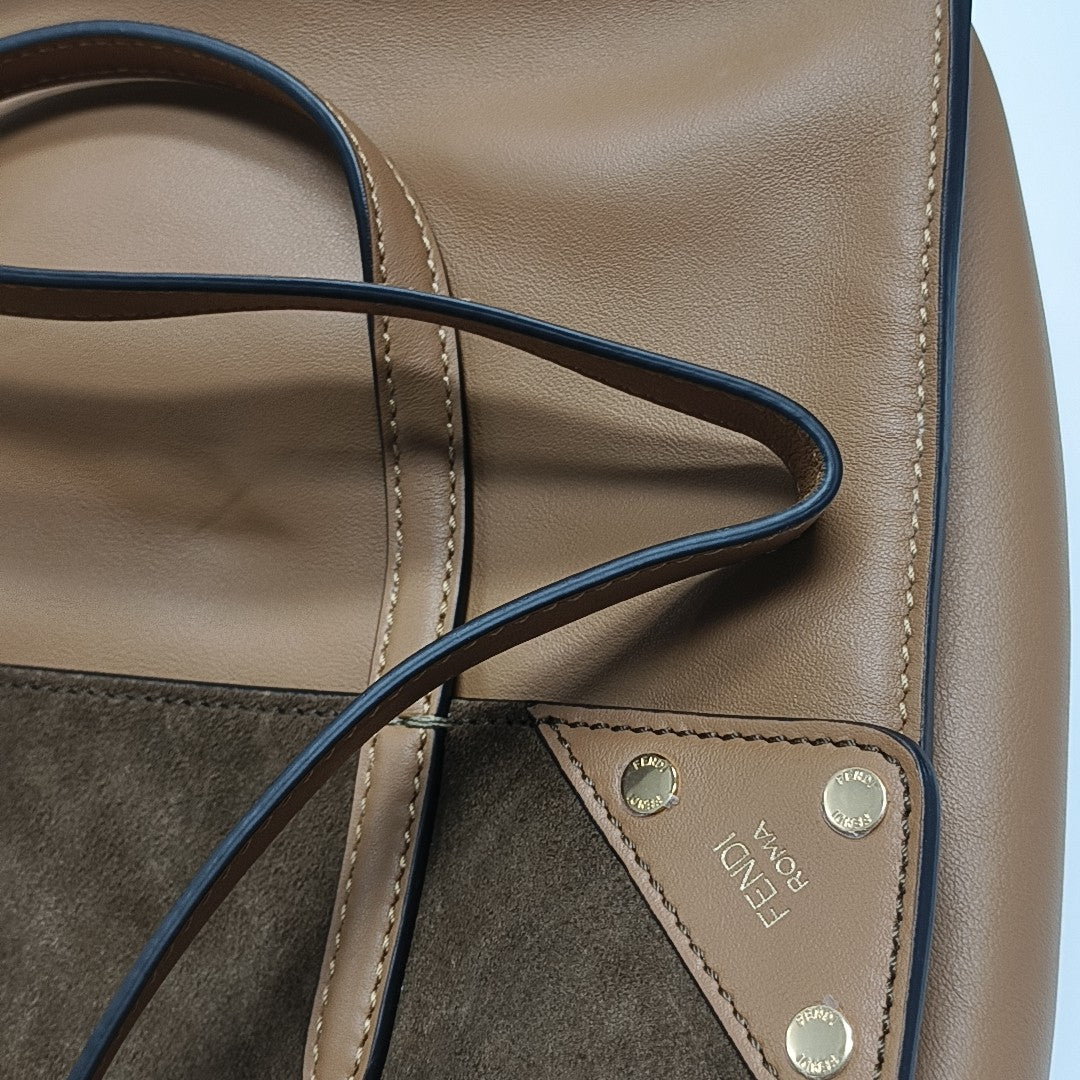 Flip Large Calfskin Brown
