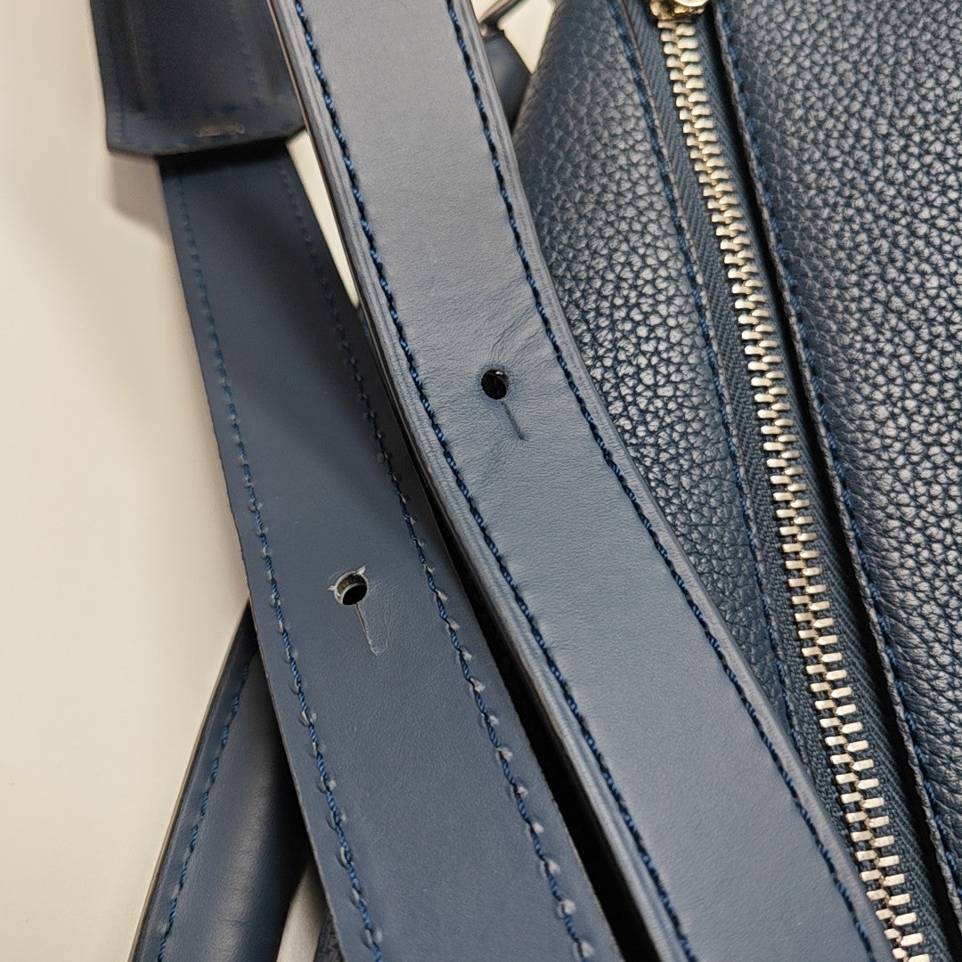 Puzzle Large Calfskin Blue