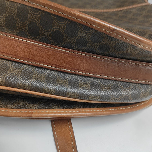 MACADAM CLUTCHES Coated Canvas Brown