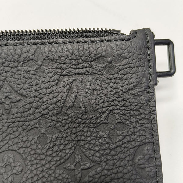 Monogram Coated Canvas Black